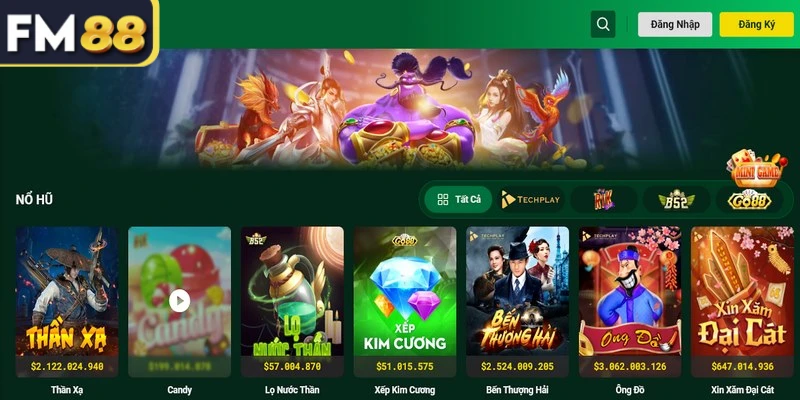 Vào FM88 chuẩn để tham gia game quay hũ an toàn tuyệt đối